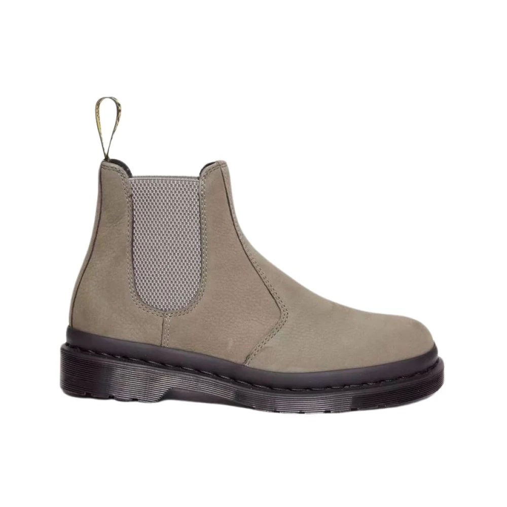 Dr. Martens Chelsea boots med gula sömmar Gray, Herr