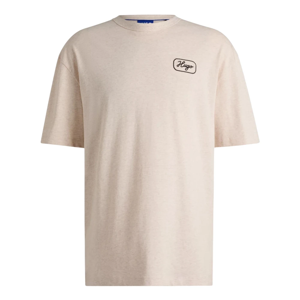 Hugo - Tops > T-Shirts - Beige - Hugo - Modalova