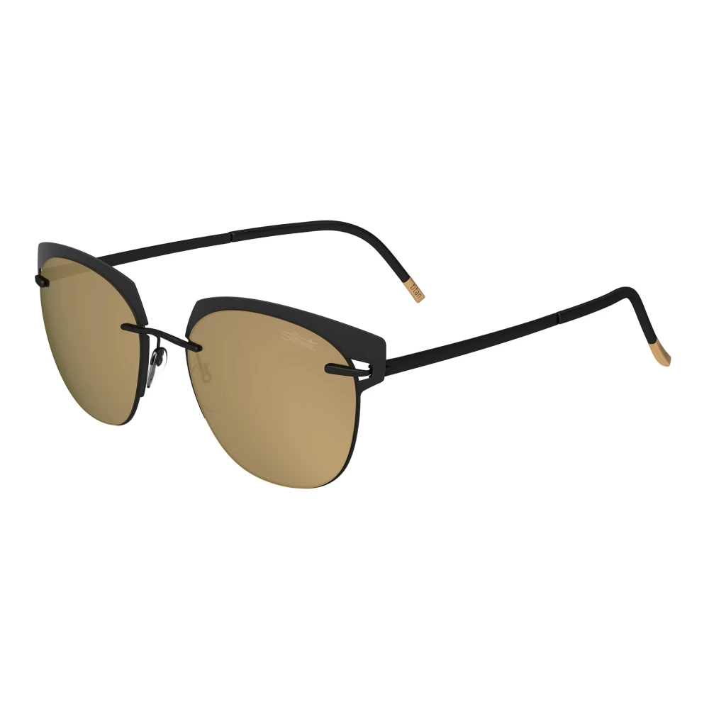 Silhouette Donna Nero Occhiali Da Sole Accent Shades