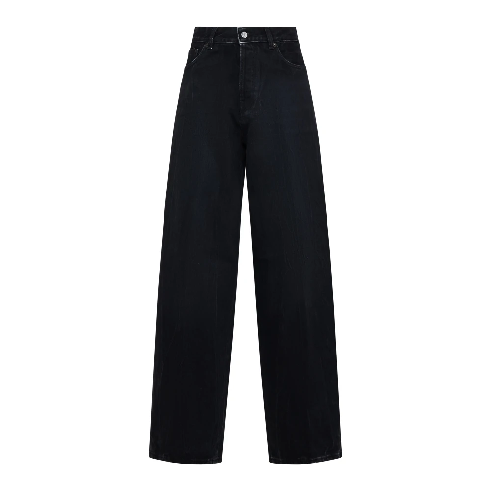 Haikure Women's Black Straight Jeans,, Eco-Friendly Denim Jeans W24