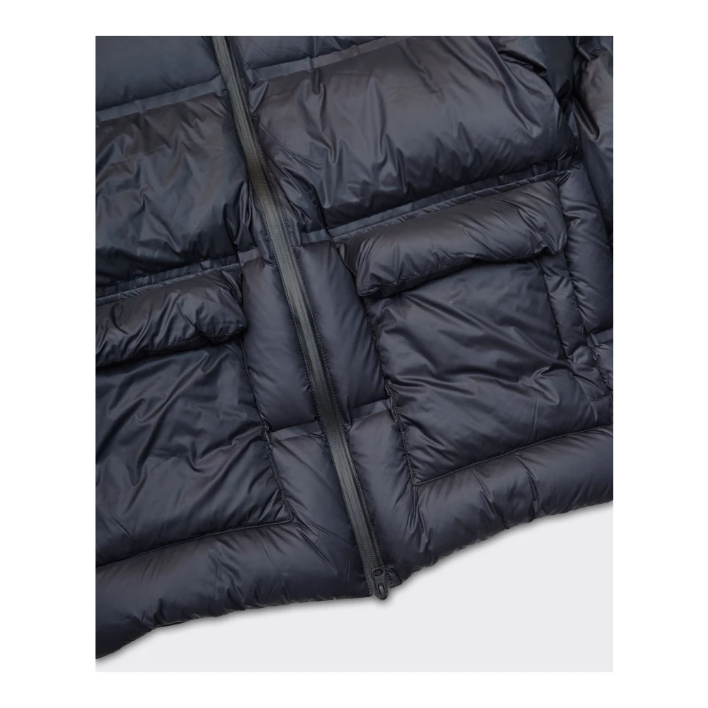 Arte Antwerp Zwarte Puffer Crop Jas Blue Heren