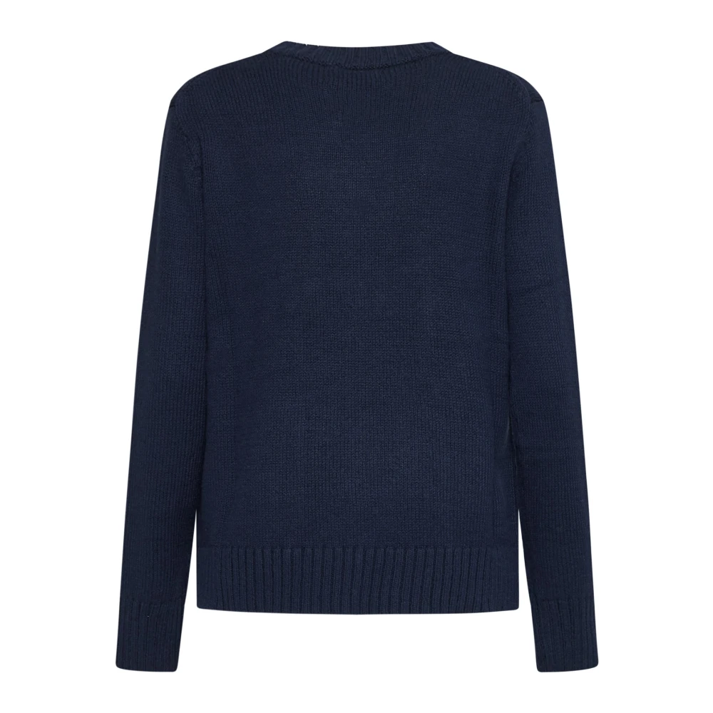 Ralph Lauren Beer Sweater Pullover Blue Dames