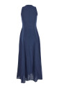 robe-sans-manches-en-lin-bleu