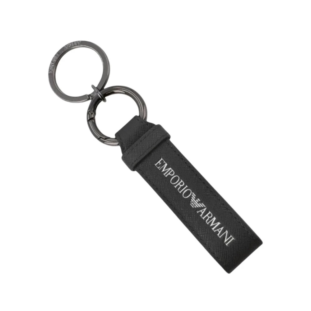 Emporio Armani Unisex Negro - Set De Regalo De Tarjetero Y Llavero - Accessories - One Size