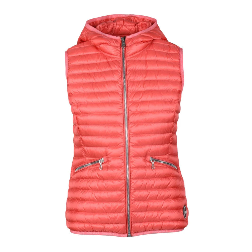 Colmar Puffer Vest 100% Polyamid Orange, Dam