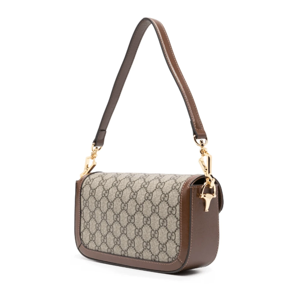 Gucci 1955 Horsebit Schoudertas Brown Dames