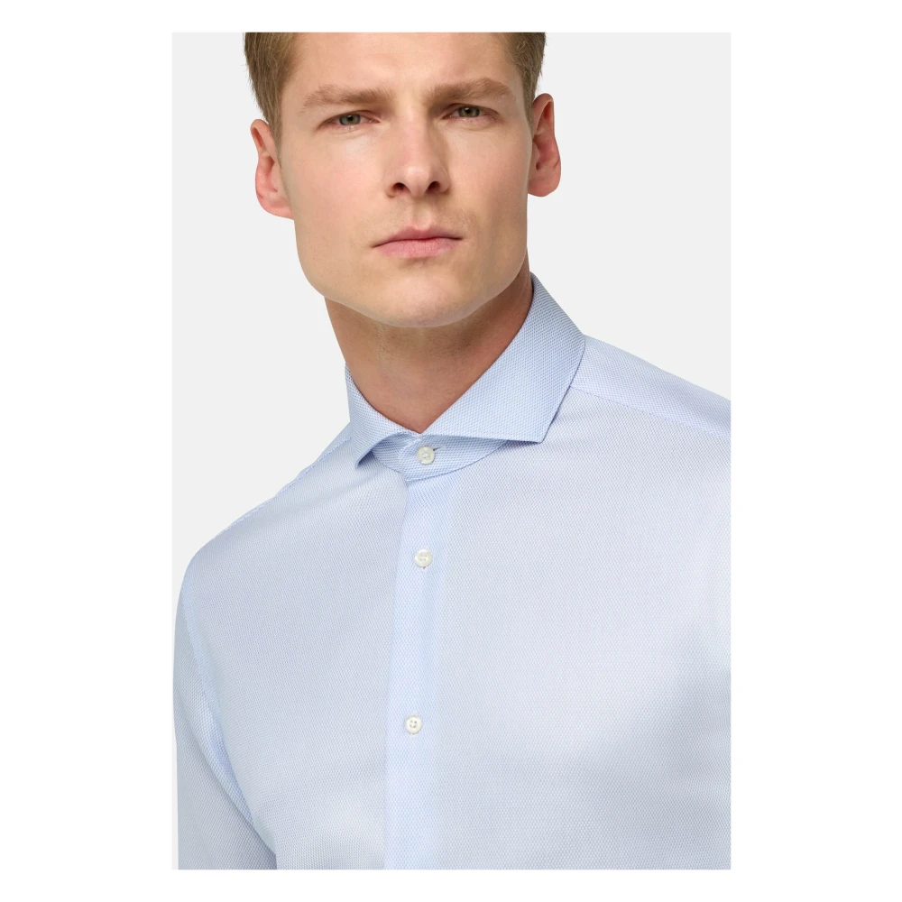 Boggi Milano Ultimate Non-Iron Slim Fit Katoenen Overhemd Red Heren
