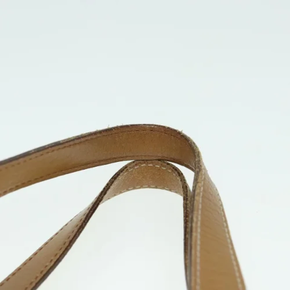 Burberry Vintage Pre-owned Leather handbags Brown Dames