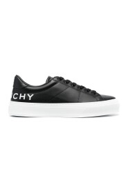 Czarne Skórzane Sneakersy dla Mężczyzn