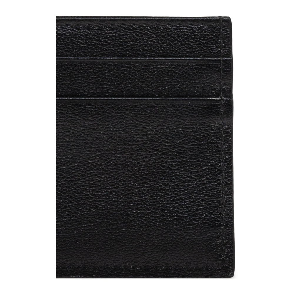 Dolce & Gabbana Leren kaarthouder Black Heren