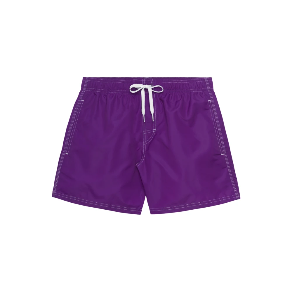 Sundek Men's Purple Swim Shorts - Beachwear - Xl - Swimwear