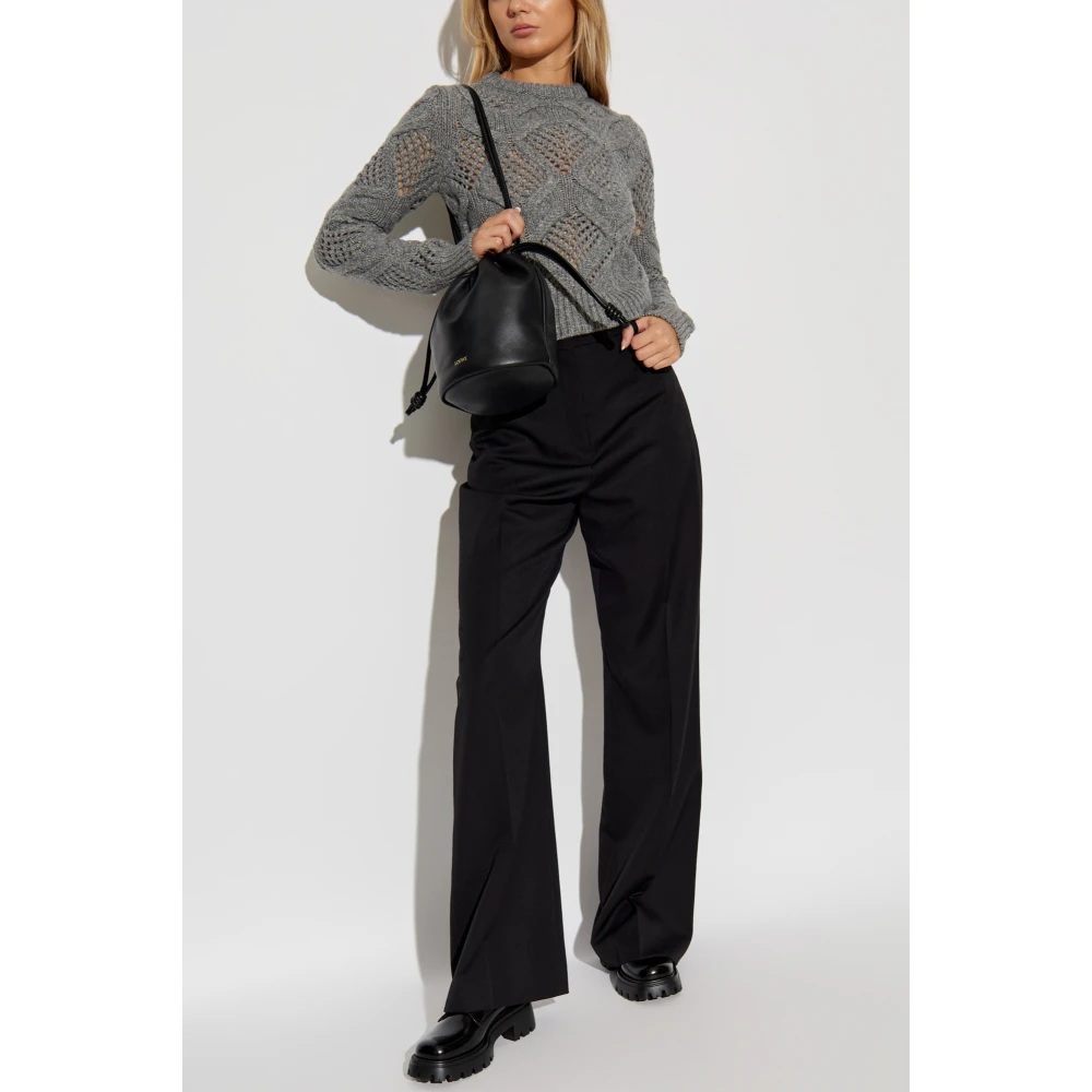 SPORTMAX Gevlochten trui Gray Dames