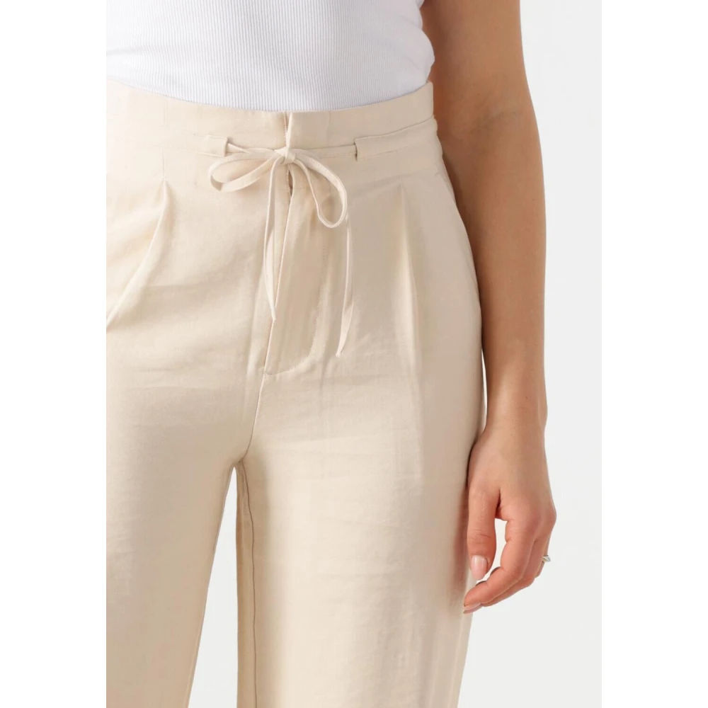 Calvin Klein Beige Relaxed Straight Pant Beige Dames