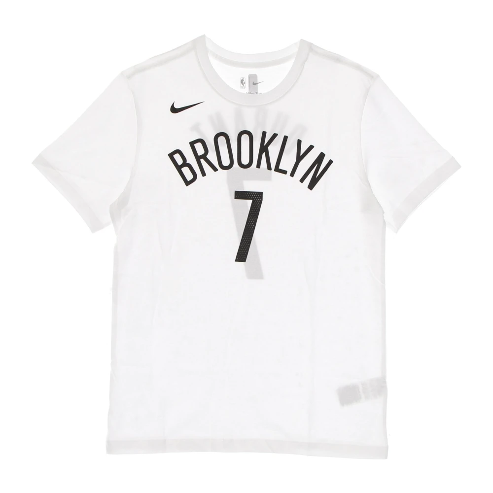 Nike Brooklyn Nets Kevin Durant Tee White Heren