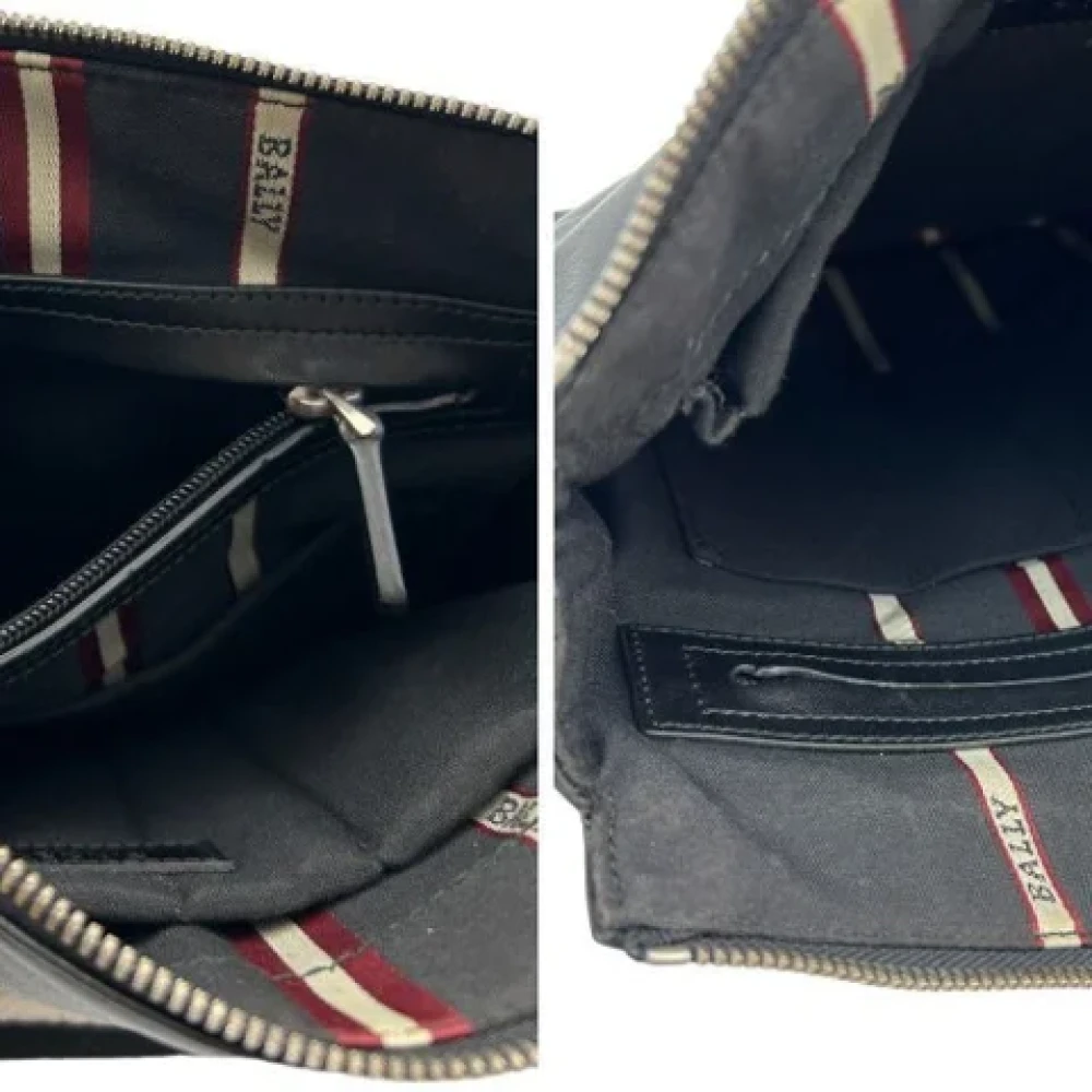 Bally Pre-owned Leather shoulder-bags Black Dames