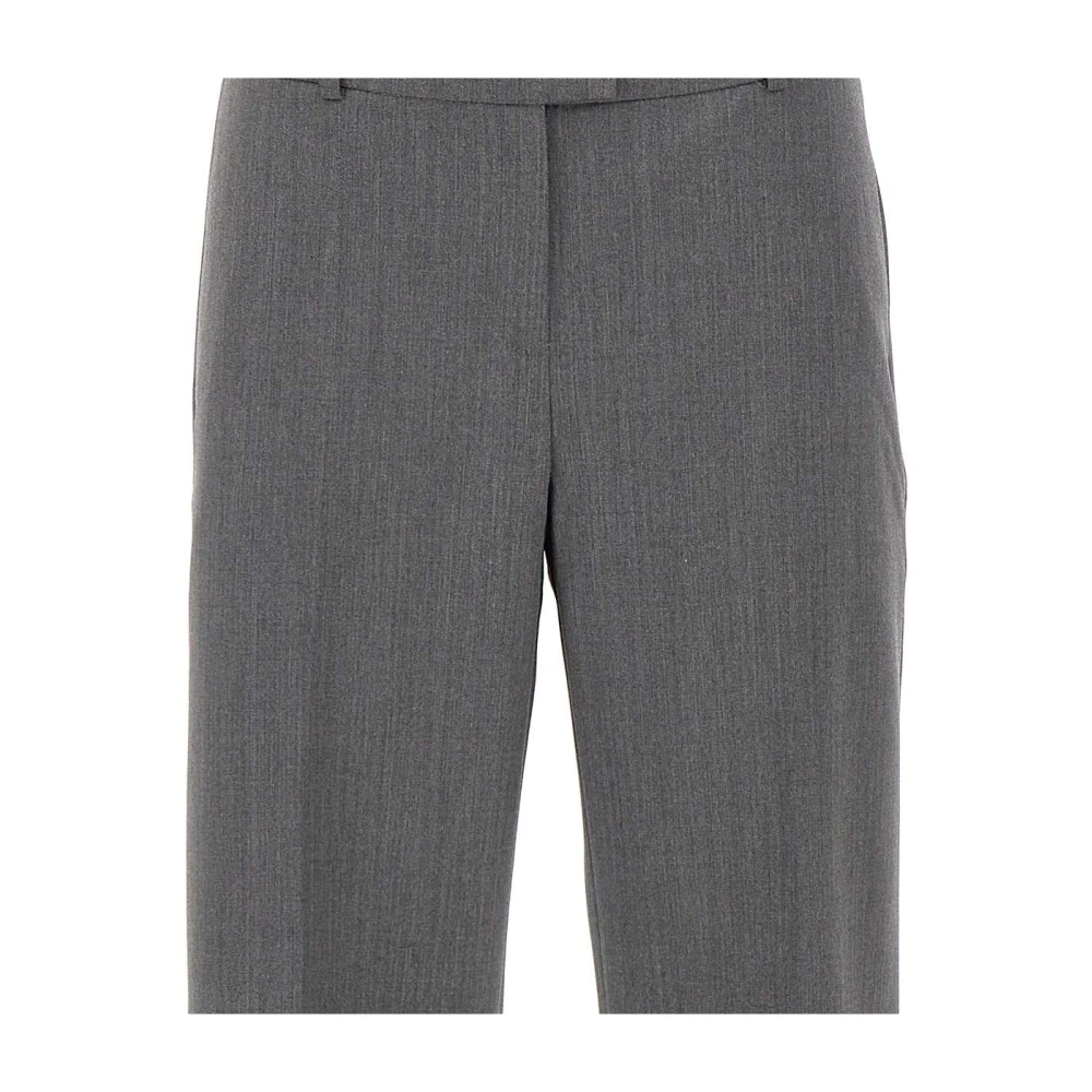 Birgitte Herskind Grijze Wollen Wijde Pijp Broek Gray Dames