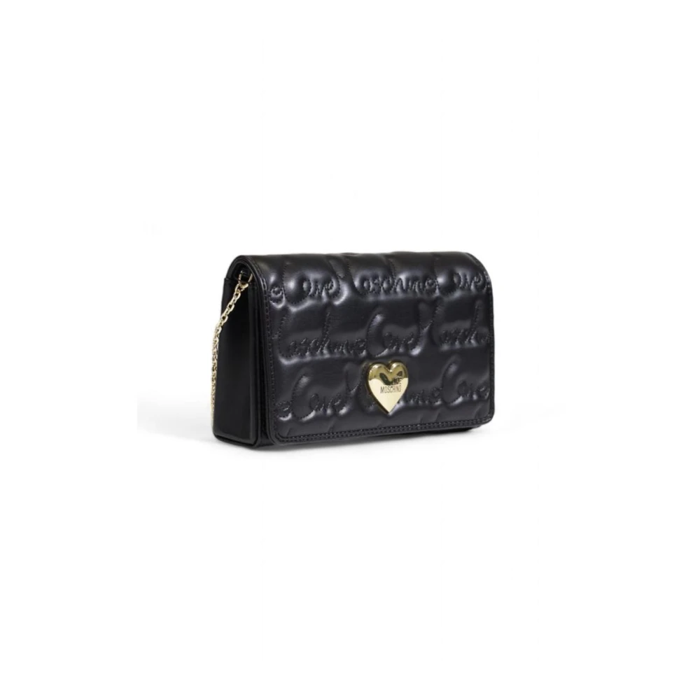 Love Moschino Stijlvolle Polyethyleen Handtas Dames Collectie Black Dames