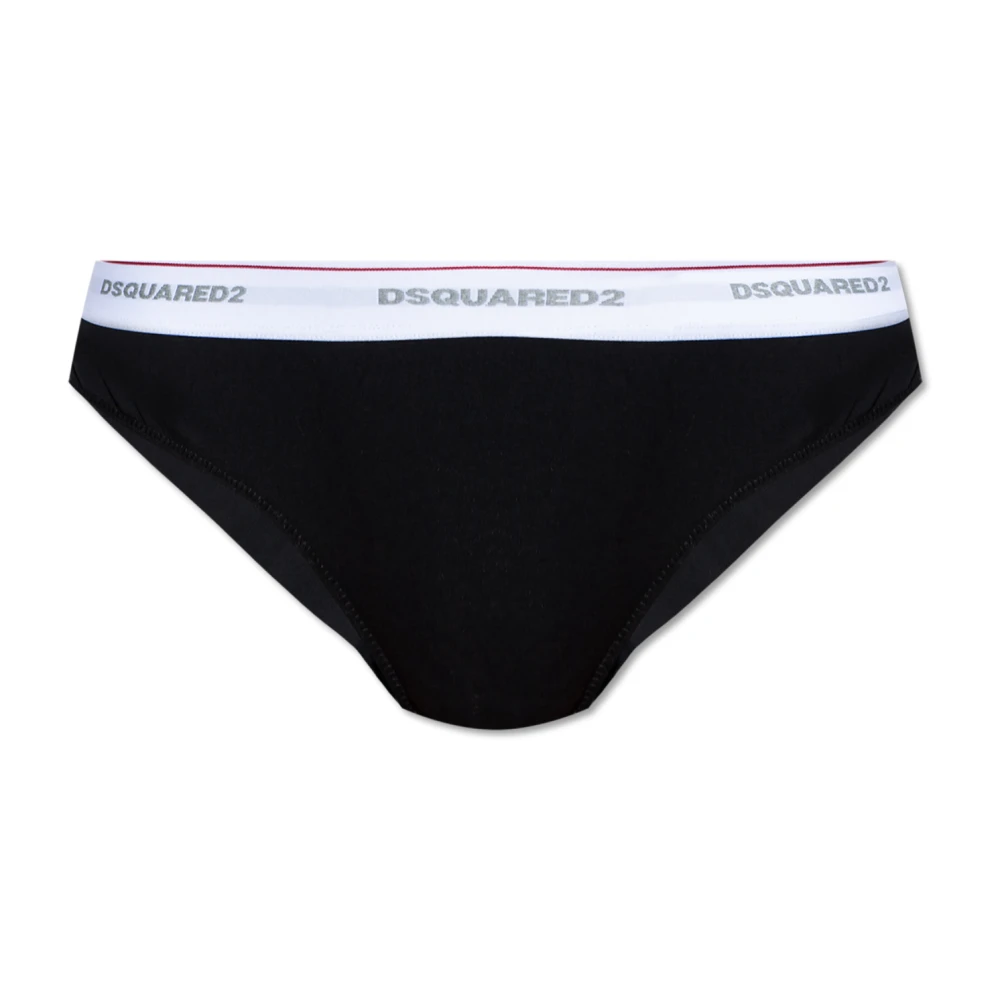 Dsquared2 Damen Schwarz Unterwäsche, K, Xlgröße: