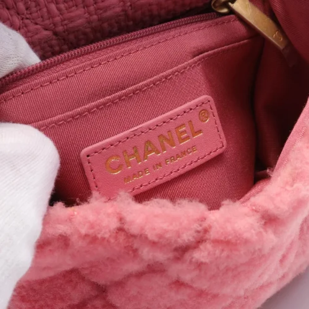 Chanel Vintage Pre-owned Canvas crossbody-bags Pink Dames