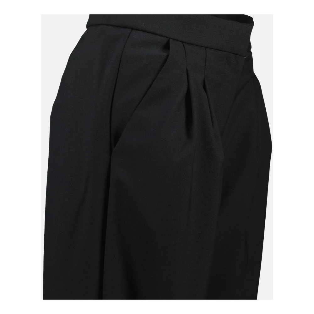 IRO Wijde Zwarte Broek Cirse Black Dames