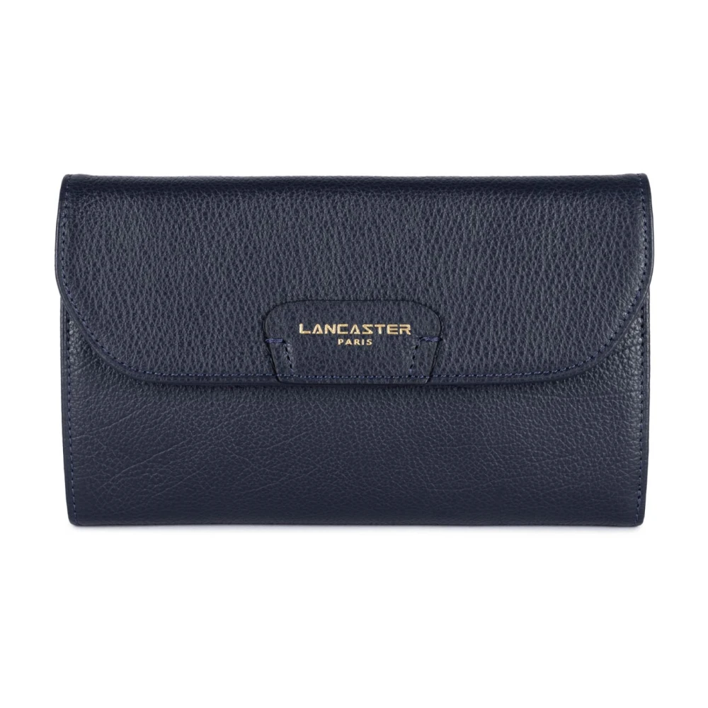 Lancaster Blue Wallets & Cardholders, Female, One Size, Stylish Flap Backpack With Snap Closure
