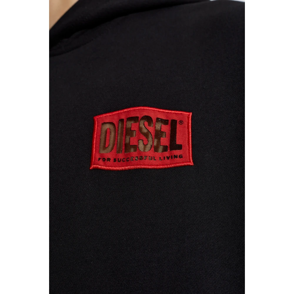 Diesel Hoodie S-Boxt-Hood-S1 Black Heren