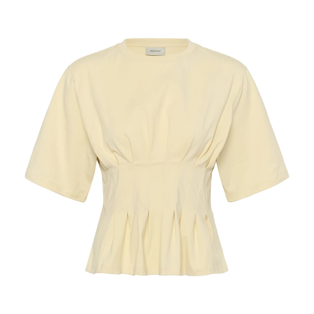 Gestuz Women's Yellow T-Shirts, Xl, T-Shirt