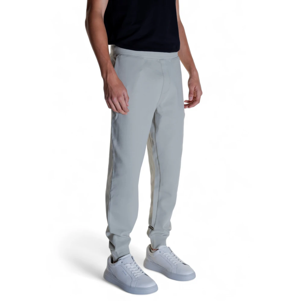Calvin Klein Geëmbosseerde Logo Broekencollectie Katoenmix Gray Heren