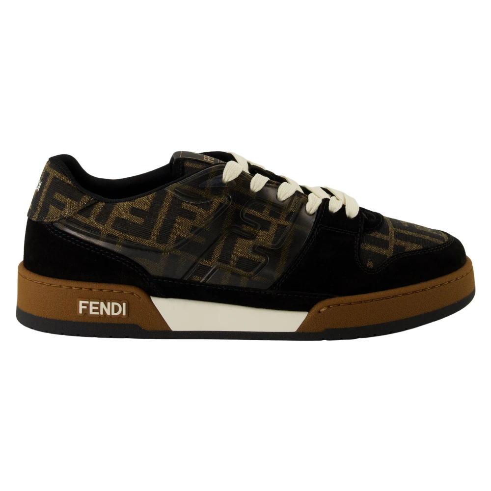 Fendi Men's Brown Sneakers, 9 Uk, Match Trainers