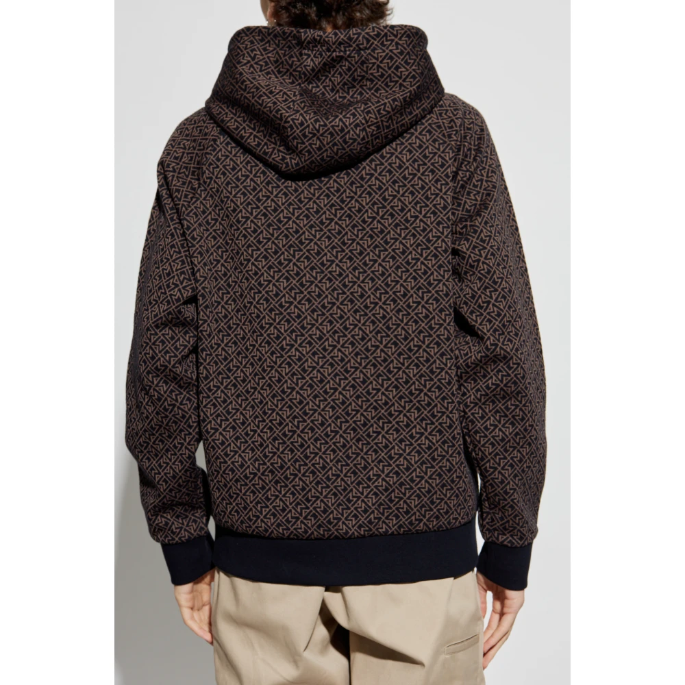 Moncler Hoodie Brown Heren