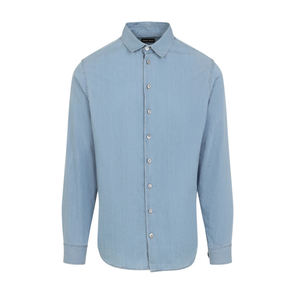 Shirts > Denim Shirts - - Giorgio Armani - Modalova