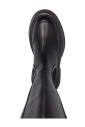 bottines-longues-en-cuir-de-veau-graine-noir