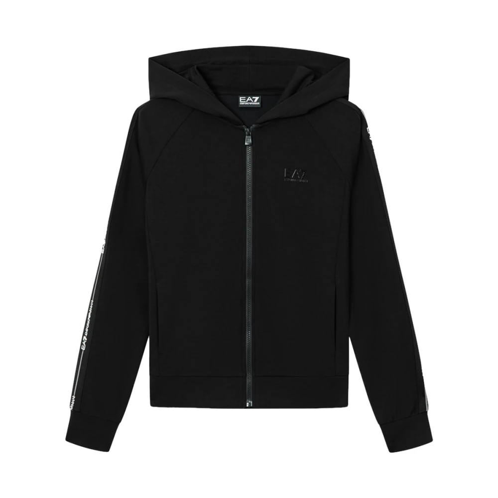 Emporio Armani Ea7 Femme Noir - Sweatshirts & Hoodies > Zip-Throughs