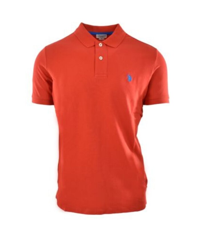 red-cotton-polo-shirt-with-blue-logo