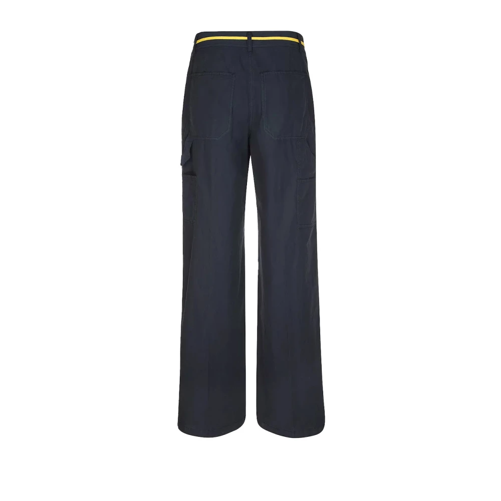 Aspesi Rechte Broek Blue Dames