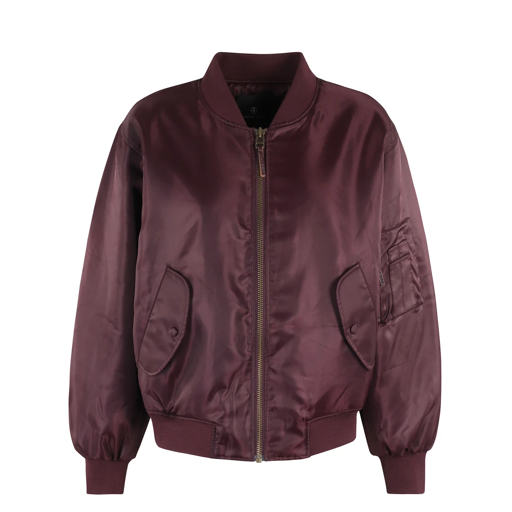 Anine Bing Stijlvolle Bomberjack Brown Dames