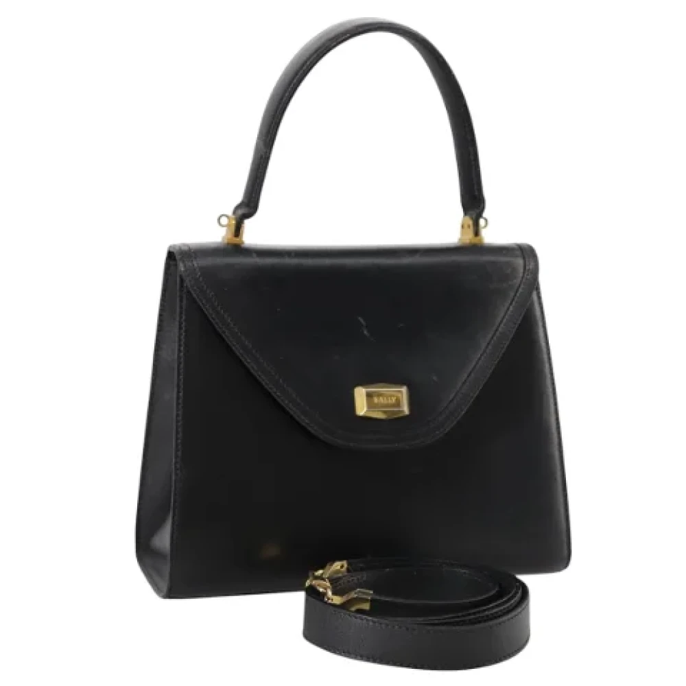Bally Pre-owned Leather handbags Black Dames