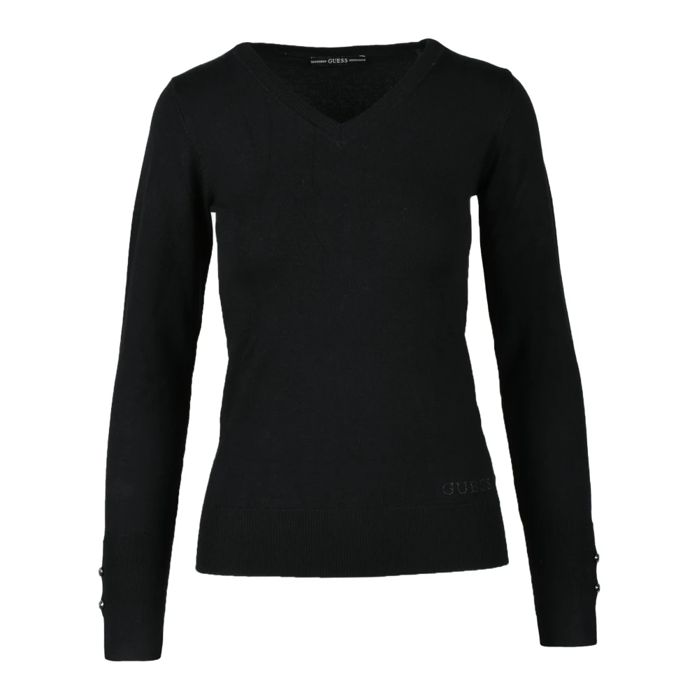 Knitwear > V-neck Knitwear - - Guess - Modalova