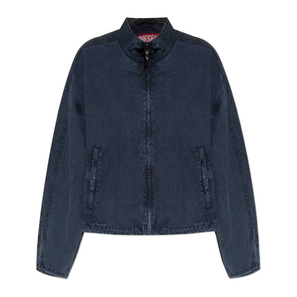 Diesel Femme Bleu Vestes, Taille: 34 Fr Veste Légère G-Leam-R1