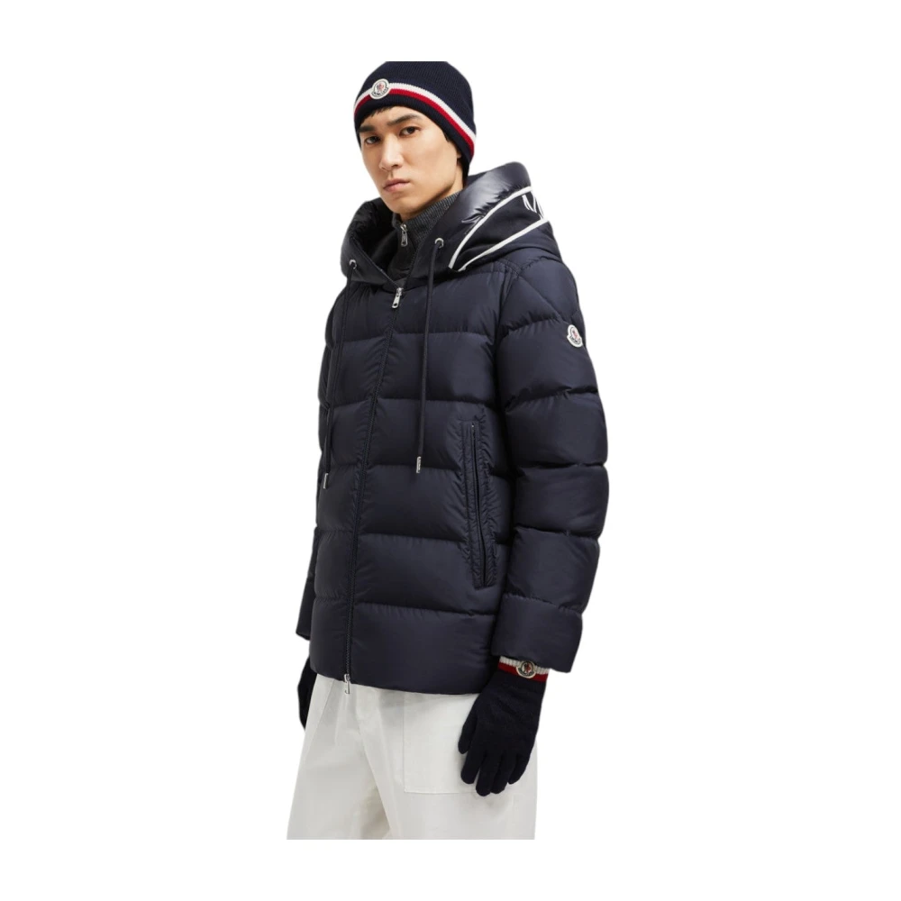 Moncler Tricolour Wolhandschoenen Nachtblauw Blue Heren