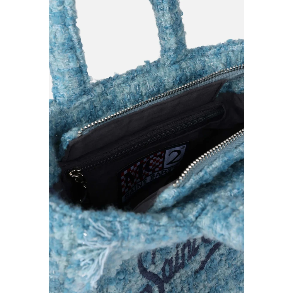 MC2 Saint Barth Winter Mini Vanity Handtas Blue Dames