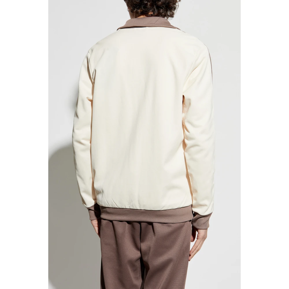 adidas Originals Sweatshirt met opstaande kraag Beige Heren