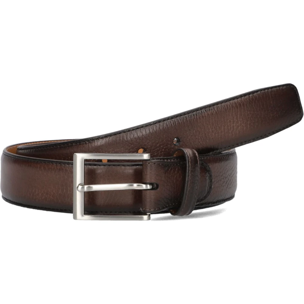 Magnanni Bruin Leren Heren Riem 1078 Brown Heren