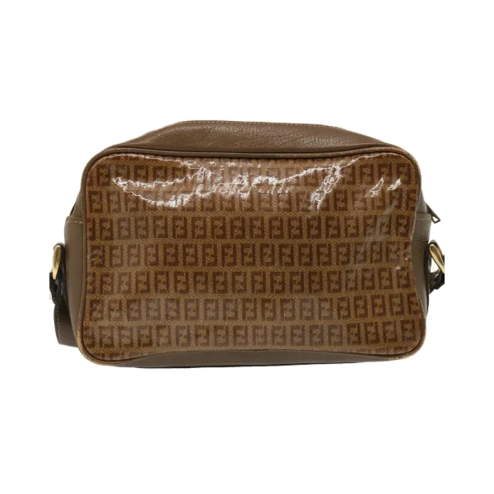 Fendi Vintage Pre-owned Canvas fendi-bags Beige Dames