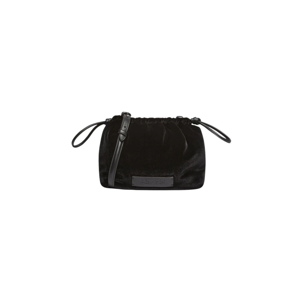 Aspesi Velvet Mini Schoudertas Black Dames