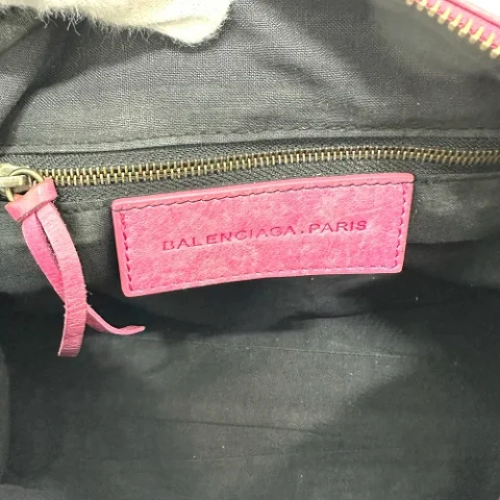 Balenciaga Vintage Pre-owned Leather balenciaga-bags Pink Dames
