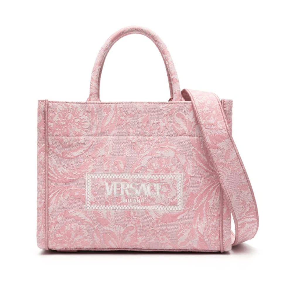 Versace Roze Handtas Ss24 Dames Tassen Pink Dames