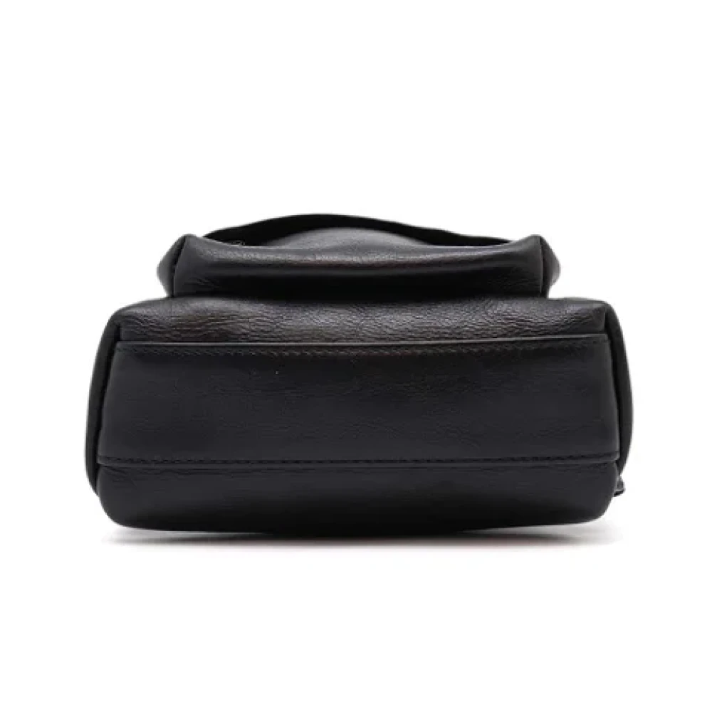 Balenciaga Vintage Pre-owned Leather backpacks Black Dames