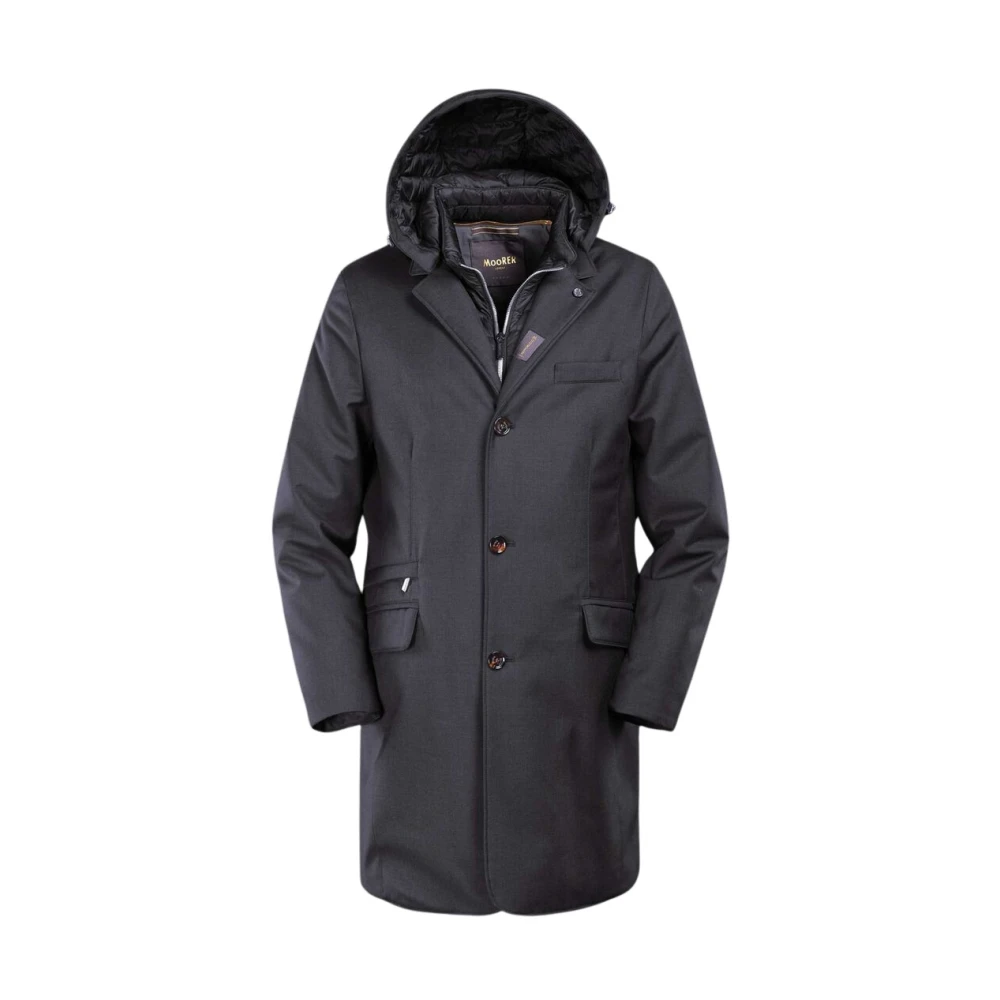 Moorer Men's Gray Down Coats, 2XL, Redon-Pum Coat