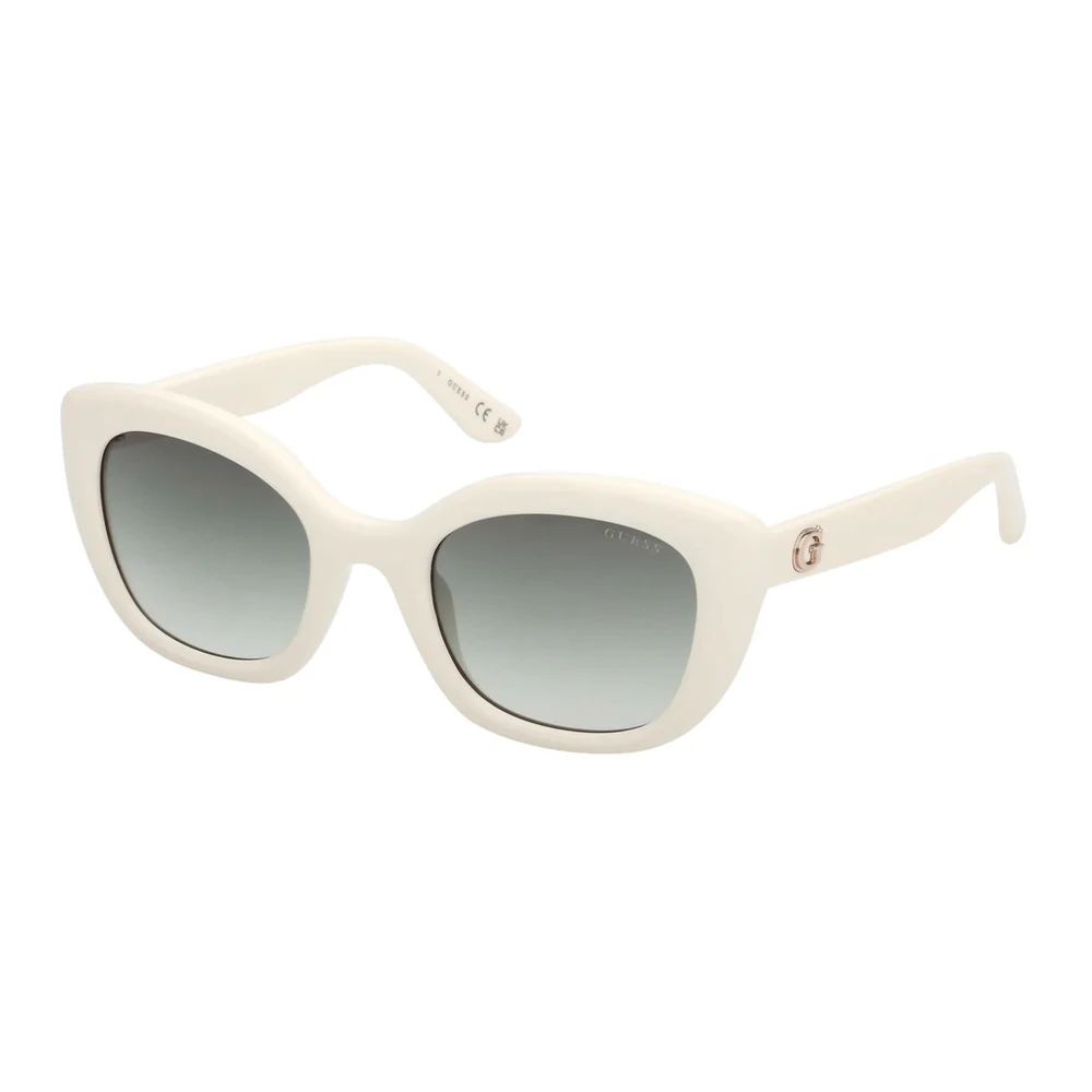 Guess Unisex White Square Sunglasses